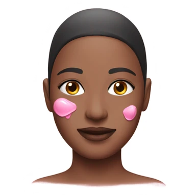 Pink skincare sticker