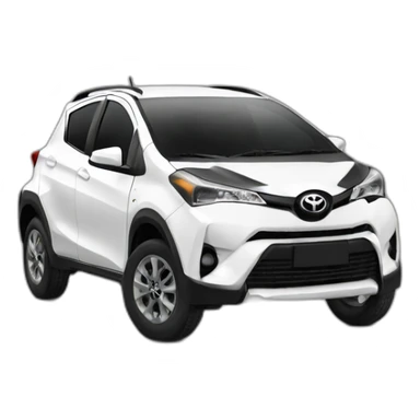 toyota-yaris-cross-white sticker