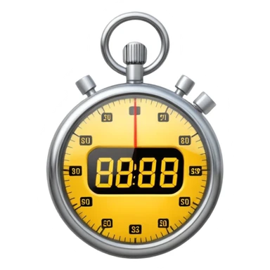 Stopwatch sticker