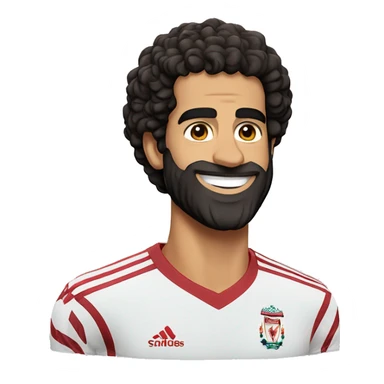 the footballer Mohamed Salah sticker