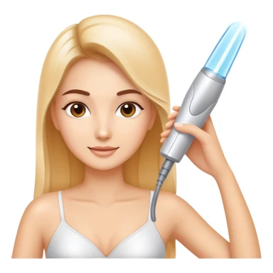 highlights for laser hair removal service sticker