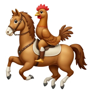 Chicken jockey sticker
