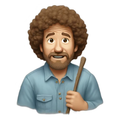crying-bob-ross sticker