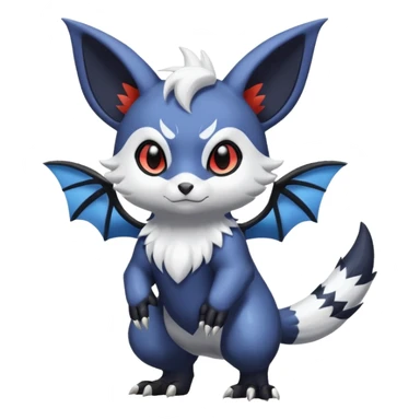 Shiny Furret-Litten-Absol-Noibat-Hybrid (Full body) sticker