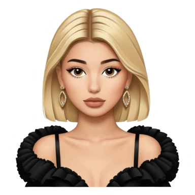 hailey bieber met gala ysl sticker