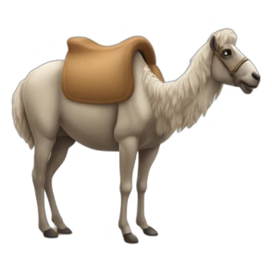 Obèse sur un chameau sticker