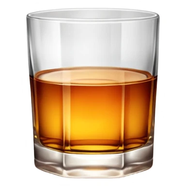 glass of whiskey, no splashes sticker