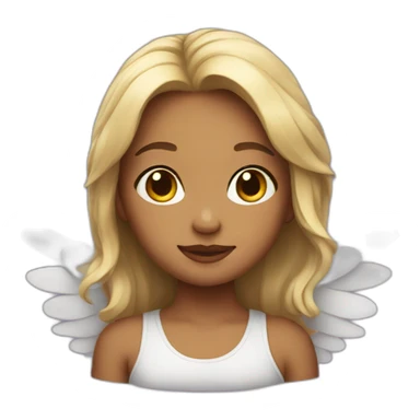 The girl with wings sticker