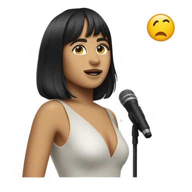 La cantante española Aitana Ocaña  sticker