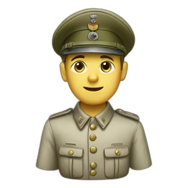 German in 1945 sticker