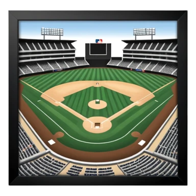 la liga de baseball es de alto nivel 
 sticker