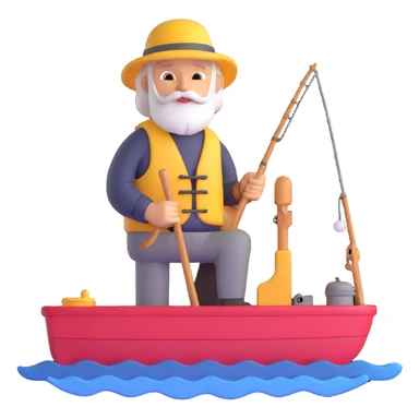 fisherman sticker