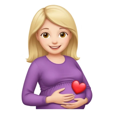 Pregnant woman sticker