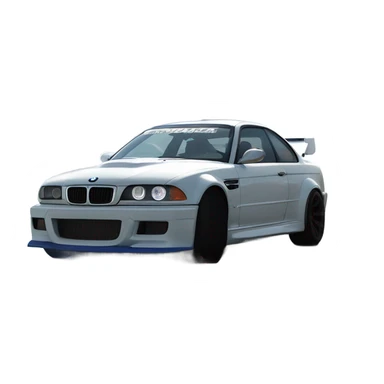 bmw m3 drifting sticker