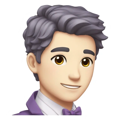 Cute Gorgeous Attractive Anime Pastel Gentleman sticker