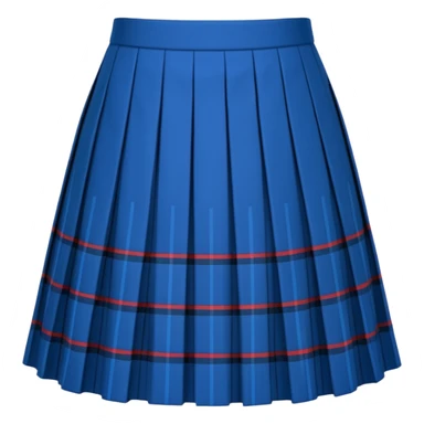 blue scottish skirt sticker