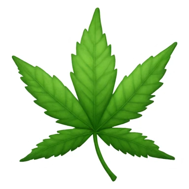 Weed leaf mad emoji sticker