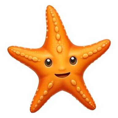 starfish object icon, cute starfish, slightly glossy texture, 3D cartoon, soft shadow, mobile game icon style, centered, clean background, no text, no watermark sticker