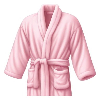Light pink luxury bath robe sticker