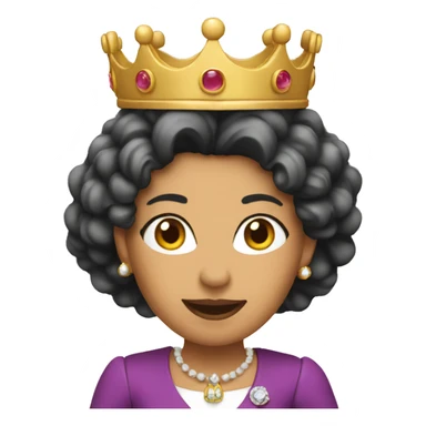 Queen riding on a jet sticker