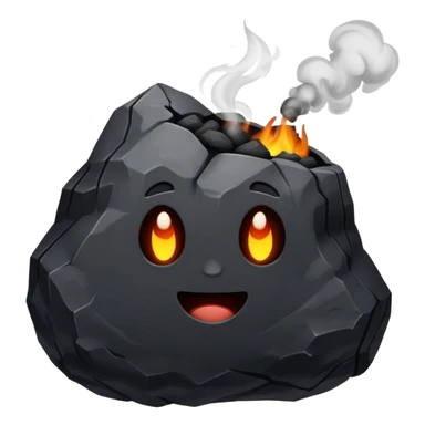 The lump is smoking sticker