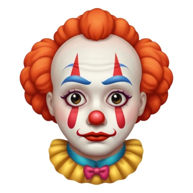 sad clowns sticker