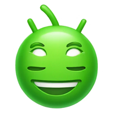Green Android sticker