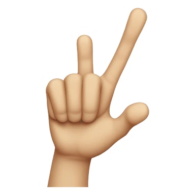 Mad face putting a hand up sticker