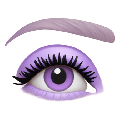 pastel purple chanel mascara sticker