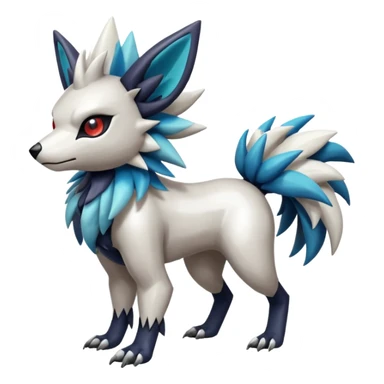 Shiny Zigzagoon-Absol-Trico-Hybrid (Full body) sticker
