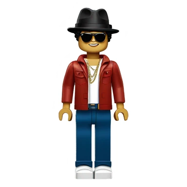 BRUNO MARS lego full body sticker