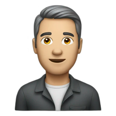 A man driving a Mercedes sticker