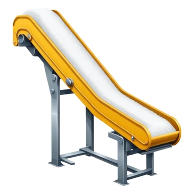 Conveyor transporting sugar sticker