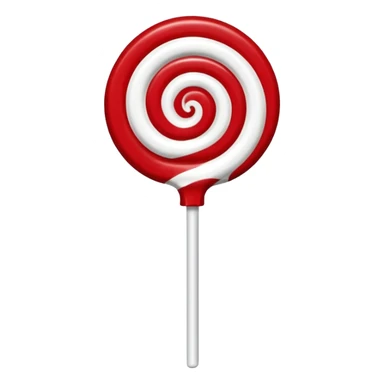 Peppermint swirl lollipop sticker
