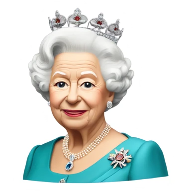 queen elizabeth II sticker