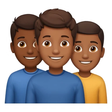 garcon  qui discute avec des amis sticker