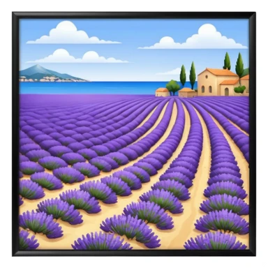 Toulon, lavande, mer, Provence sticker