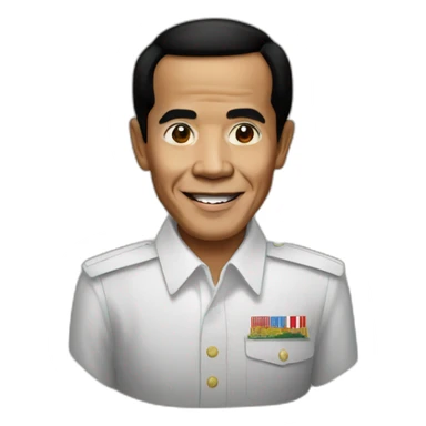 Jokowi indonesian president sticker