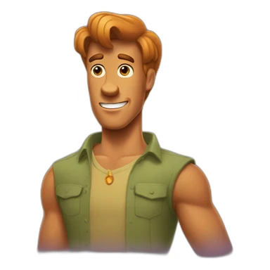 scooby doo fred sticker