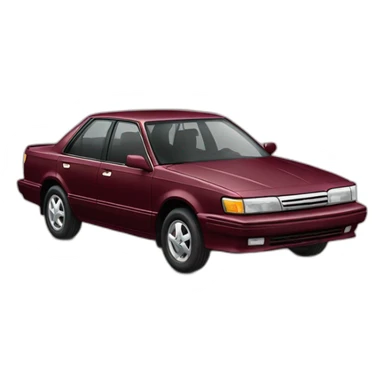 1992 Toyota Camry burgundy sticker
