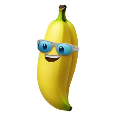 UN TIBURON banana sticker