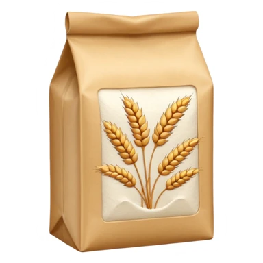 Wheat flour in package  sticker