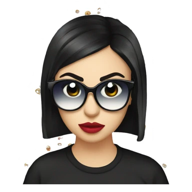 Charli xcx with sunglasses sticker