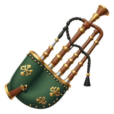 Scottish bagpipes sticker