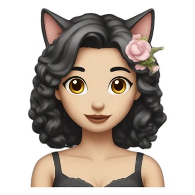 married cat girl sticker