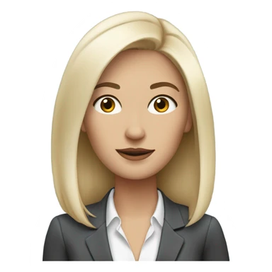 a whitewoman typically has a clean, professional style with simple, natural hair and minimal makeup. She wears smart-casual outfits, often pairing comfort with elegance, and accessorizes with a watch , reflecting modern practicality. sticker