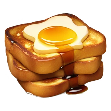 French toast with syrup  sticker