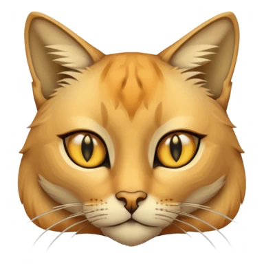 Face of Egyptian Cat in game pixelized style sticker