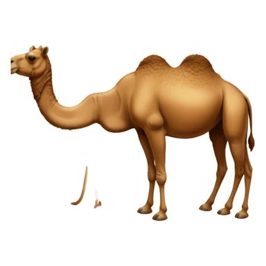 High resolution camels without fur sticker