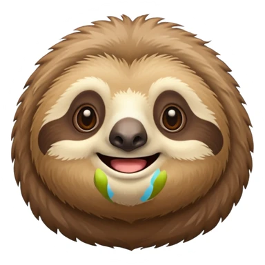 Perezoso que se esté riendo sticker